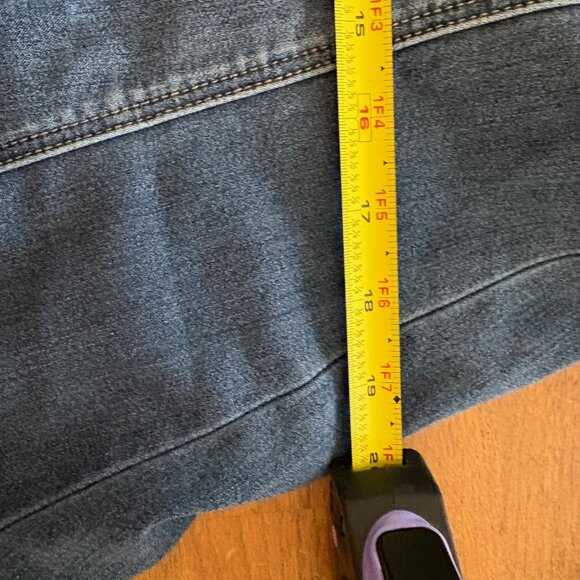 Liverpool Long Denim Skirt Size 29 US 8 - Picture 7 of 13